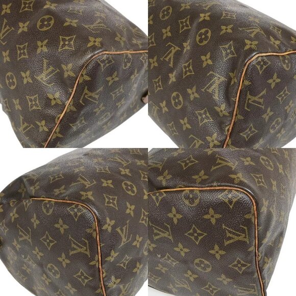LOUIS VUITTON Speedy 30 Travel Hand Bag Monogram Leather Brown - Picture 14 of 16